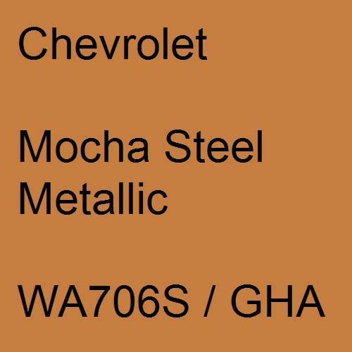 Chevrolet, Mocha Steel Metallic, WA706S / GHA.